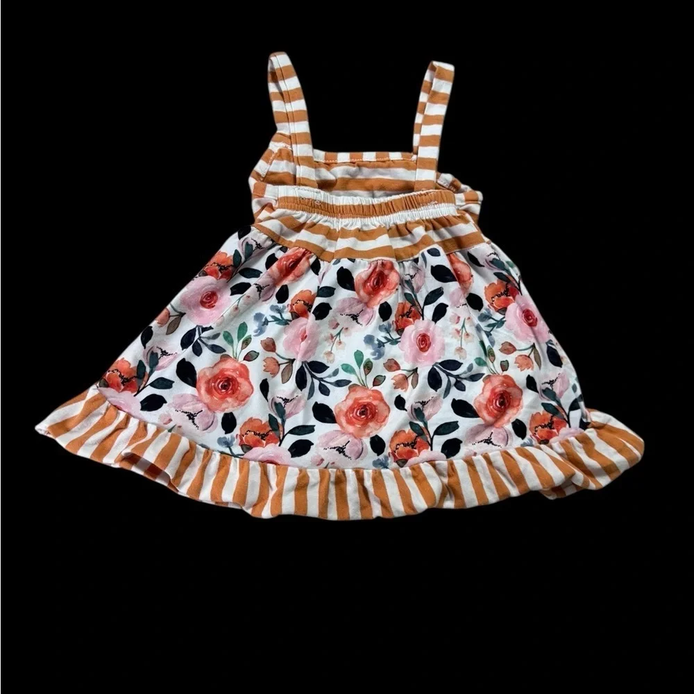 Floral and Striped Kids Matching Set